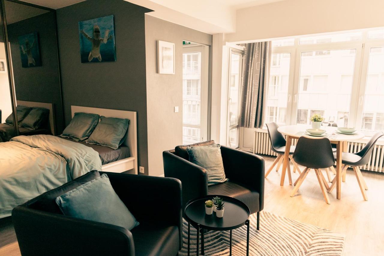 Ruime 2 Pers Studio Bij Casino Oostende: Geniet Van Zee, Kunst, En Relax Exterior photo