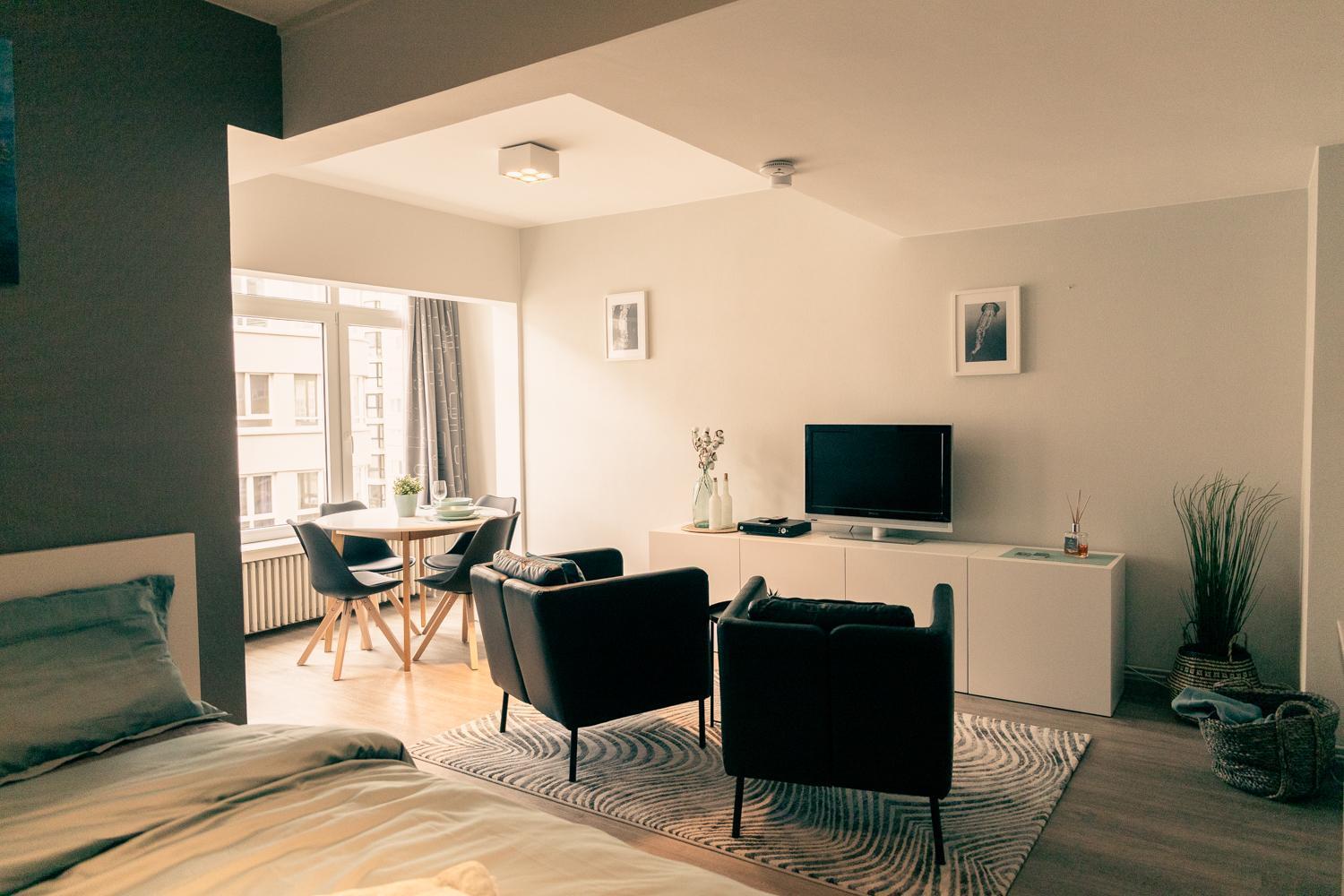 Ruime 2 Pers Studio Bij Casino Oostende: Geniet Van Zee, Kunst, En Relax Exterior photo